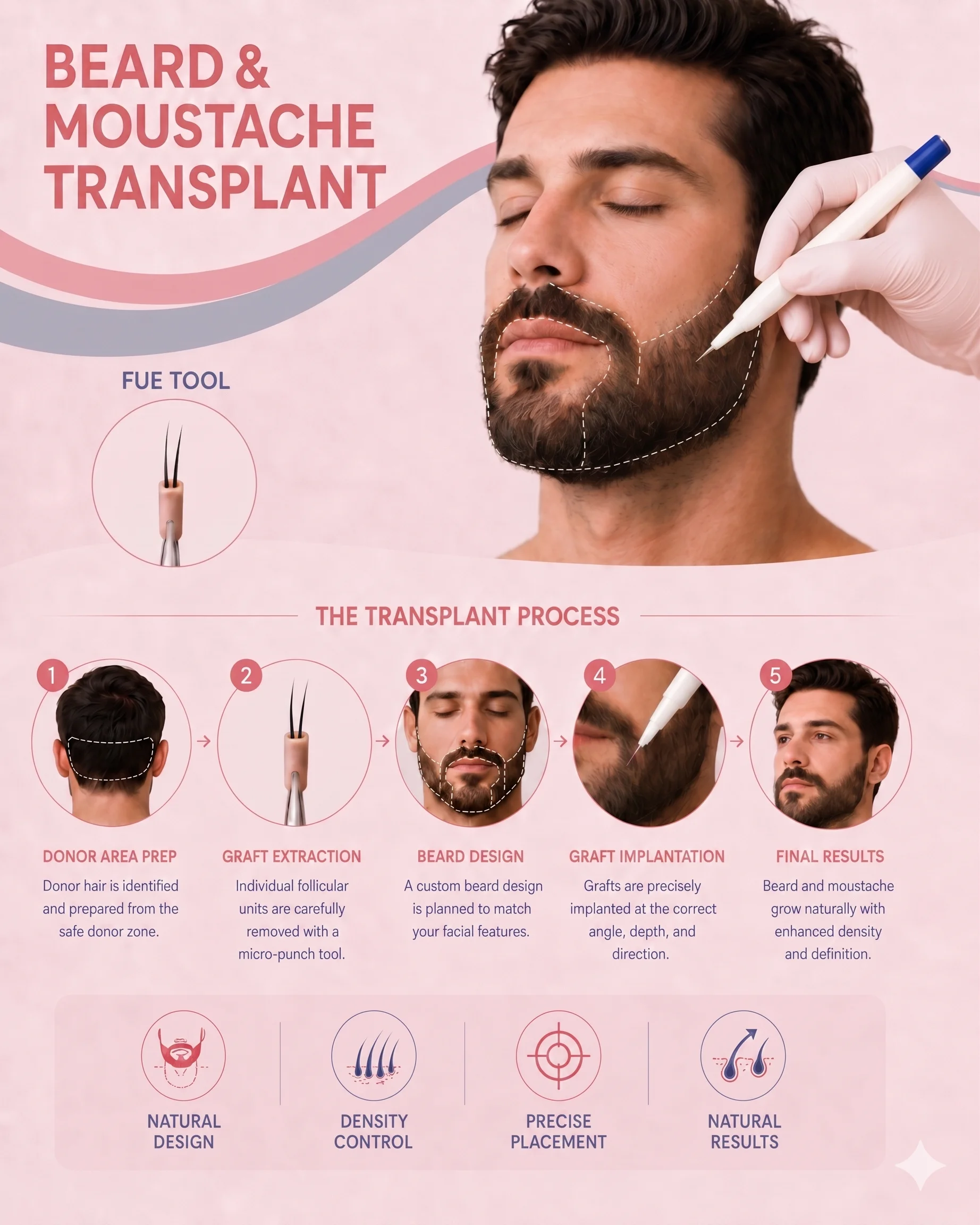 Beard & Moustache Transplant